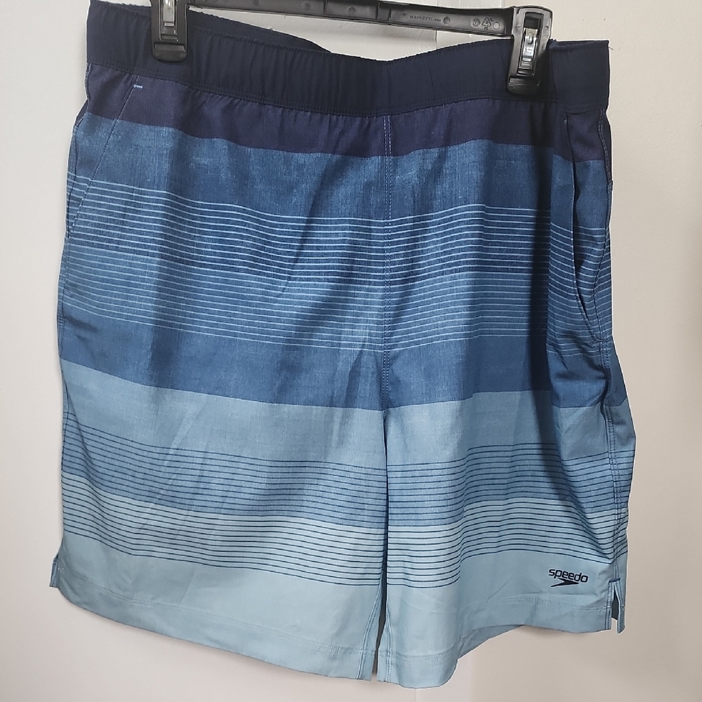 Speedo Blue Board Shorts Gradient Design